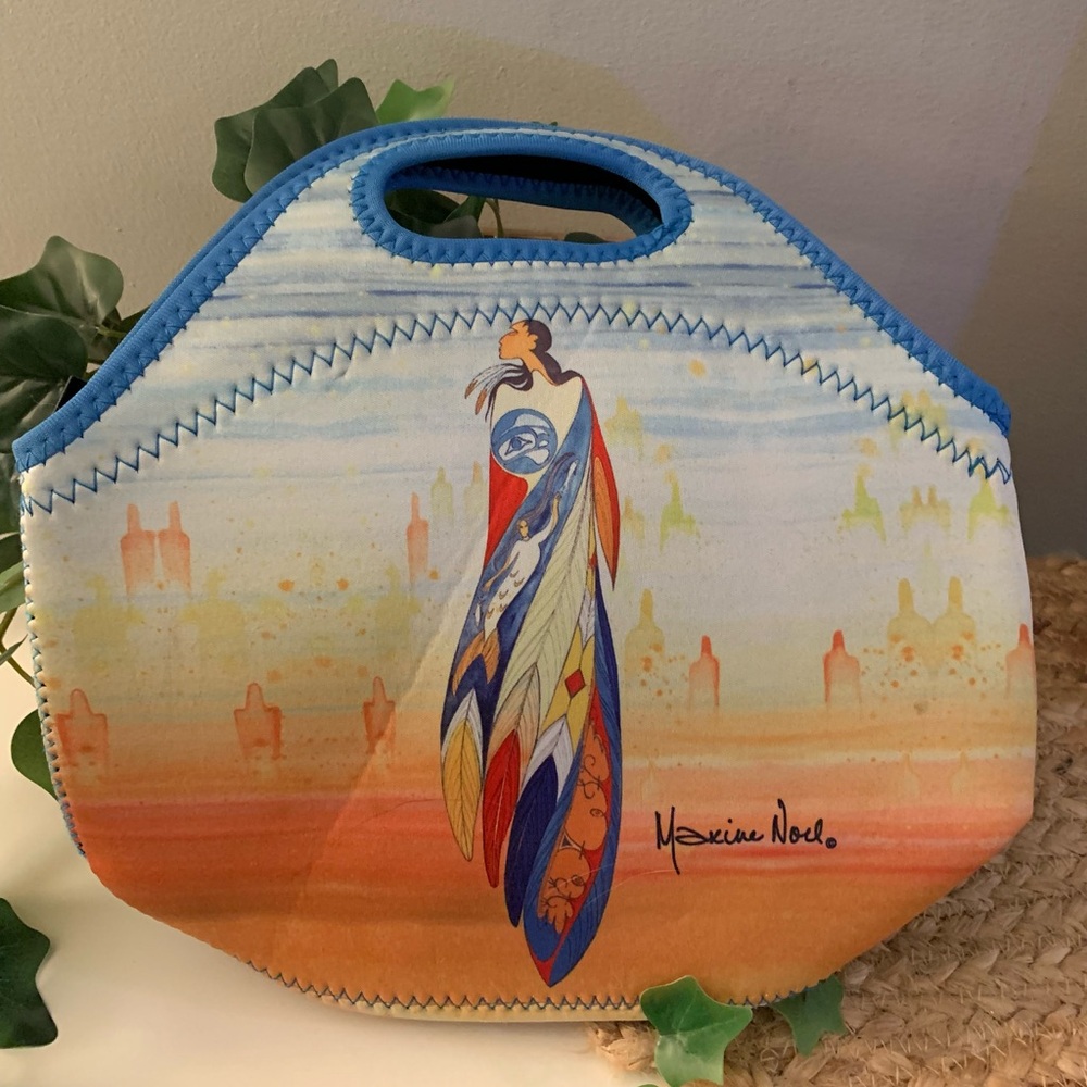 Oscardo by Maxine Noel Indigenous Design Lunch Bag, Purse, or Carryall Bag